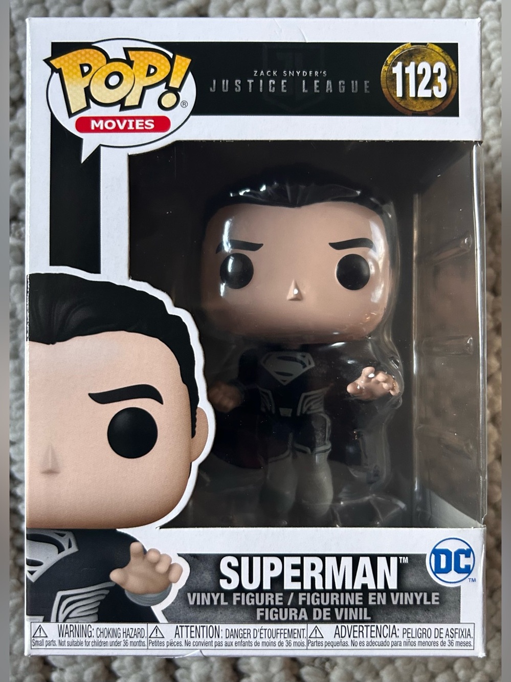 Funko Black Suit Superman #1123 – Snyder Cut Collector’s Edition